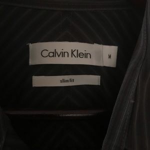 Calvin Klein LS pinstripe shirt